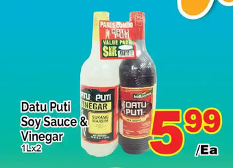 T&T Supermarket Datu puti soy sauce & vinegar offer