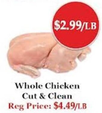 Atiya's Fresh Farm Whole Chicken Cut & Clean offer