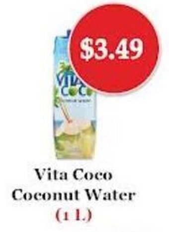 Atiya's Fresh Farm Vita Coco Coconut Water 1L offer