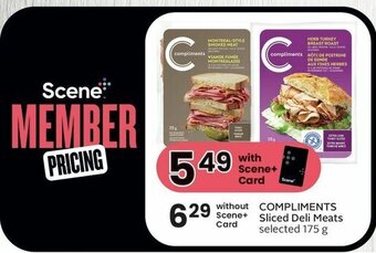 IGA Compliments Sliced Deli Meats selected 175 g offer