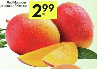 IGA Red Mangoes product of Mexico offer
