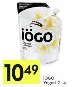 IGA IÖGO Yogurt 2 kg offer