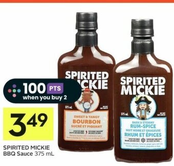 IGA SPIRITED MICKIE BBQ Sauce 375 mL offer