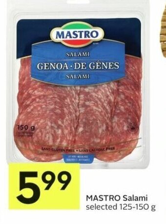 IGA MASTRO Salami selected 125-150 g offer
