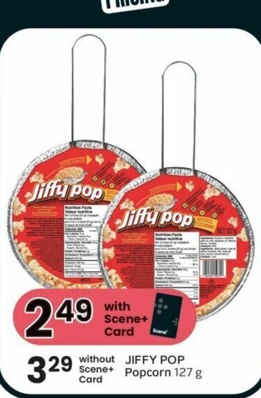 IGA JIFFY POP Popcorn 127 g offer
