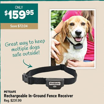 Ren’s Pets Depot PETSAFE Rechargeable In-Ground Fence Receiver offer