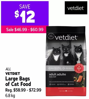 Ren’s Pets Depot Vetdiet large bags of cat food offer