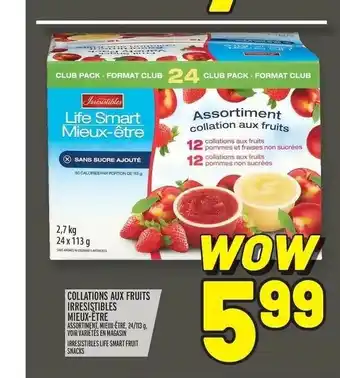 Metro Collations Aux Fruits offer