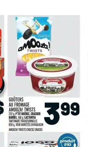 Metro Gouters Au Fromage Amooza! Twists offer
