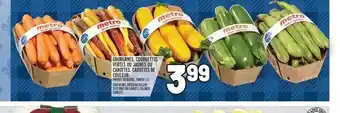 Metro Gourganes, Courgettes Vertes Ou Jaunes Ou Carottes, Carottes De Couleur offer