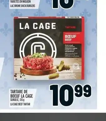Metro Tartare De Boeuf La Cage offer