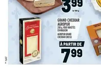Metro Grand Cheddar Agropur offer