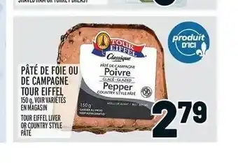 Metro Paté De Foie Ou De Campagne Tour Eiffel offer