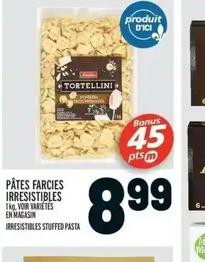 Metro pates Farcies Irresistibles offer