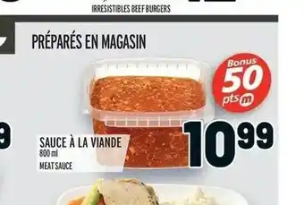 Metro Sauce a La Viande offer