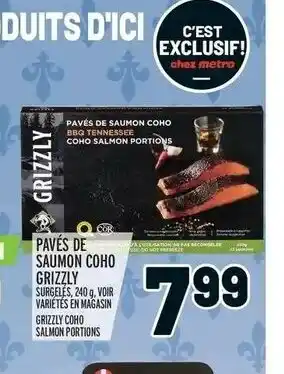 Metro Pavés De Saumon Coho Grizzly offer