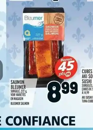Metro Saumon Bleumer offer