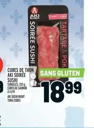 Metro Cubes De Thon Aki Soirée Sushi offer