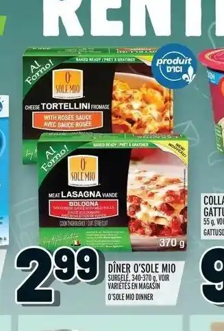 Metro Diner O'Sole Mio offer