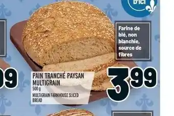 Metro Pain Tranché Paysan Multigrain offer