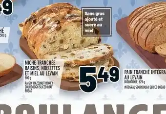 Metro Miche Tranchée Raisins offer