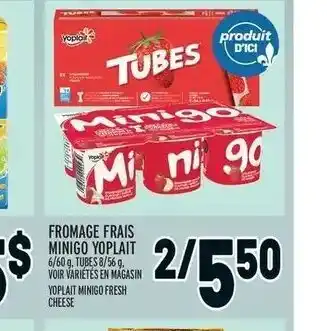 Metro Fromage Frais Minigo Yoplait offer