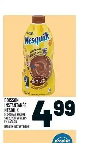 Metro Boisson Instantee offer