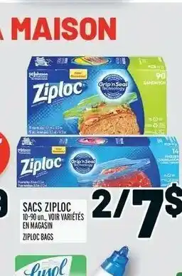 Metro Sacs Ziploc offer
