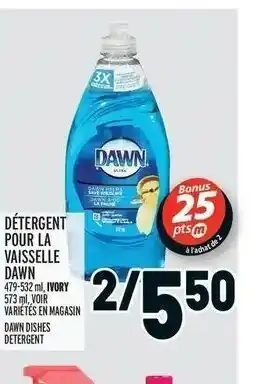 Metro Détergent pour la vaisselle dawn offer