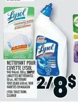Metro Nettoyant pour cuvette lysol offer