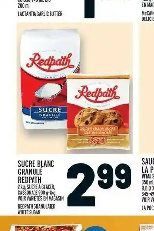 Metro Sucre Blanc Granule Redpath offer