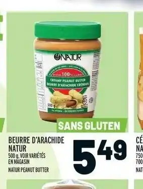 Metro Beurre D'Arachide Natur offer