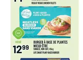 Metro Burger A Base De Plantes Mieux-Extre offer