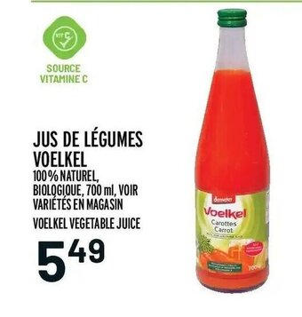 Metro Jus De Légumes Voelkel offer