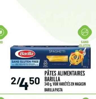 Metro Pates Alimentaires Barilla offer