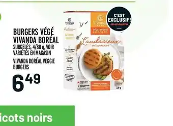 Metro Burgers Vege Vic=vanda Boreal offer