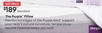 Sleep Country The purple pillow offer