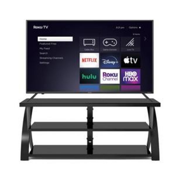 Aaron's 50 element tv & 54 tv stand offer