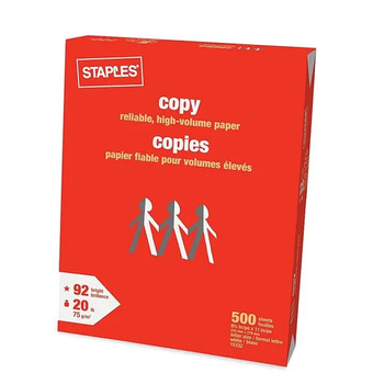 Staples Staples copy paper offer