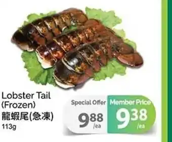 T&T Supermarket Lobster Tail (Frozen) 113g offer