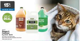 Ren’s Pets Depot Shampoo & conditioner offer