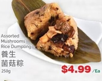 T&T Supermarket Assorted Mushrooms Rice Dumpling 250g offer