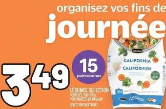 Metro LÉGUMES SELECTION offer