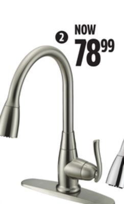 Canadian Tire Danze terrazo 1 handle pull down kitchen faucet offer