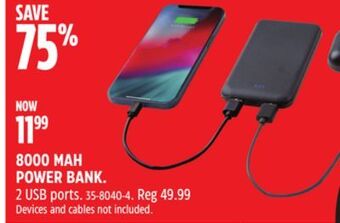 Canadian Tire Bluehive 8000 mah power bank offer