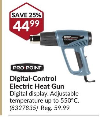 Princess Auto Digital-control electric heat gun offer