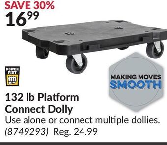 Princess Auto 132 lb platform connect dolly offer
