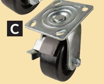 Princess Auto 4 in. phenolic casters offer