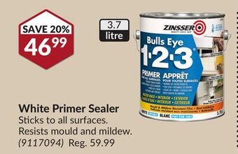 Princess Auto White primer sealer offer