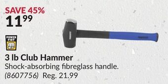 Princess Auto Club hammer offer